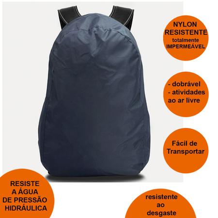 Imagem de Capa De Chuva Impermeável Para Mochila CPM01