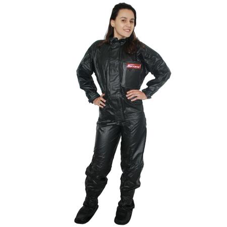 Imagem de Capa de Chuva Motoqueiro Feminina  Serrana Protercapas Tamanho P