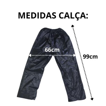 Imagem de Capa De Chuva para Motoqueiros PVC Impermeável Preta com Capuz Touca Jaqueta Calça Moto Motoboy