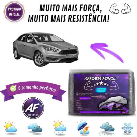 Capa De Cobrir Carro Focus Sedan Forrada Impermeável Armada Force - Armada Force Imagem de Capa De Cobrir Carro Focus Sedan Forrada Impermeável Armada Force