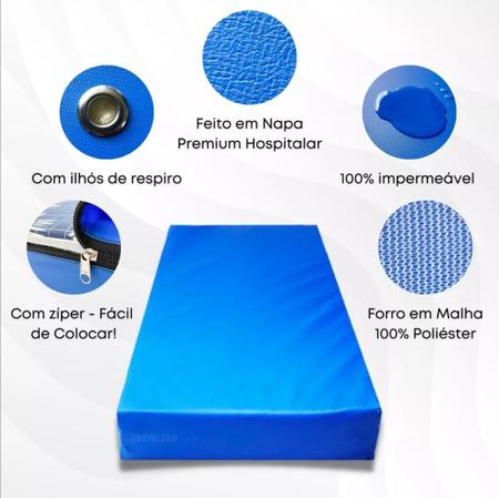 Imagem de Capa de Colchão Impermeável SOLTEIRO em Napa Premium Forrada