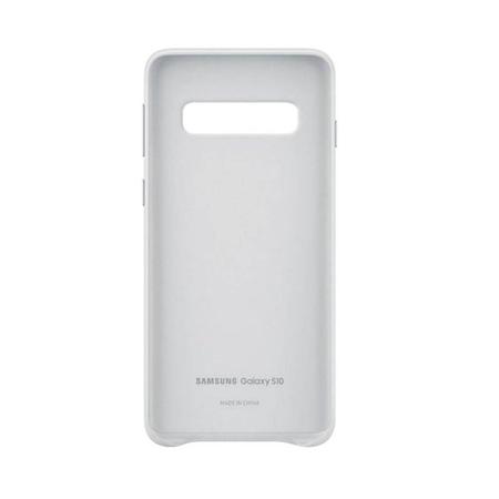 Imagem de Capa de Couro Branco S10+ Samsung Galaxy S10 Plus Original