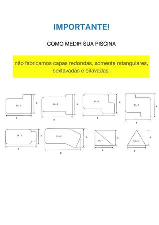 Imagem de Capa de Piscina 2,8x2,6 Lona Forte de Protecao