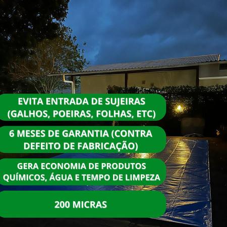 Imagem de Capa de proteção para piscina 3x2 metros 200 micras