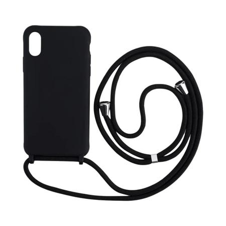 Imagem de Capa de Silicone Fosco com Alça Crossbody para Samsung S24/S23 Ultra - À Prova de Choque