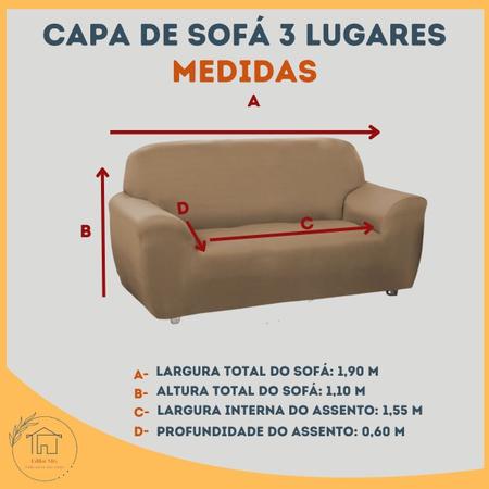 Imagem de Capa De Sofá 2 e 3 Lugares Estampada Malha Gel Helanca Lavável Coladinha Com Fixadores Varias Estampas