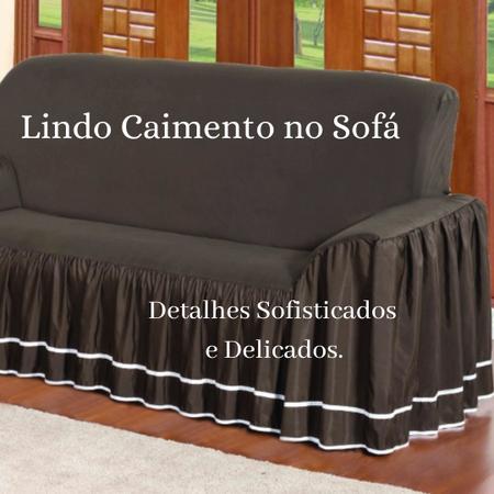 Capa de Sofá Para 03 Lugares Dia das Mães - Bordados QiCoisa Imagem de Capa de Sofá Para 03 Lugares Dia das Mães