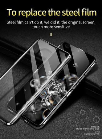 Imagem de Capa De Vidro 9h Case Magnética 360º Para iPhone 13 Pro Max