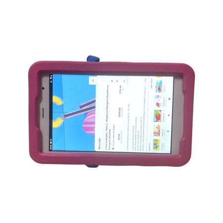 Imagem de Capa Emborrachada Suporte Infantil Resistente para tablet Samsung A8 T290/T295 Philco 8 polegadas