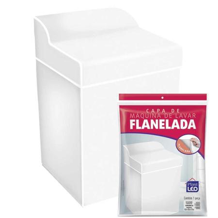 Capa Flanelada Máquina De Lavar Para Diversas Marcas - P - Plast Leo Imagem de Capa Flanelada Máquina De Lavar Para Diversas Marcas - P