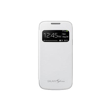 Imagem de Capa Flip S-view Samsung Galaxy S4 Mini I9190 I9192 I9195 - Branca - Igual 2692