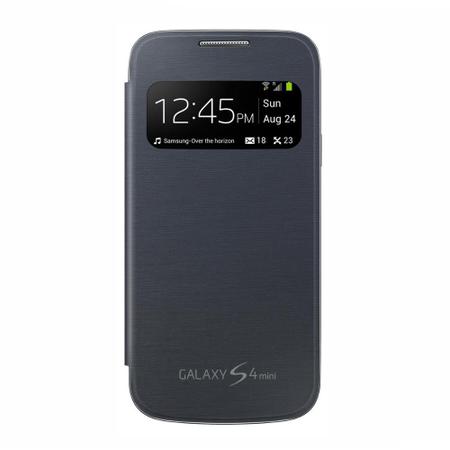 Imagem de Capa Flip S-view Samsung Galaxy S4 Mini I9190 I9192 I9195 - Preta