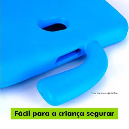 Imagem de Capa Galaxy Tab S6 Lite P610 P615 Tablet Tela de 10.4 Kids Infantil Macia Emborrachada + Pelicula