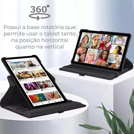 Imagem de Capa Giratória 360 Para Tablet Galaxy Tab A9 Plus 11" X210 X215  X216 + Caneta touch