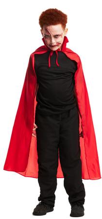 Fantasia Drácula Vampiro Halloween Infantil Roupa + Capa - 7 Artes BrinQ  Fantasias