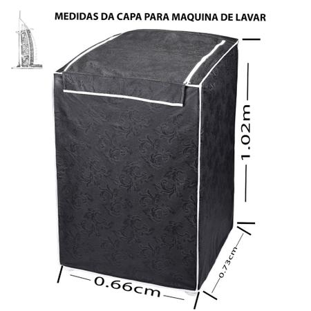 Imagem de Capa Impermeável Máquina Lavar Roupas 12 13 15 16 17 e 18Kg Electrolux