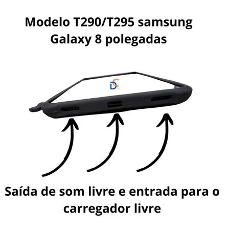 Imagem de Capa infantil Emborrachada Decorada Adaptável para tablet Samsung Tab A8 T290/T295