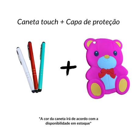Imagem de Capa infantil Emborrachada para  Tablet 8 polegadas com Caneta touch pequena