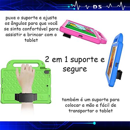 Imagem de Capa Infantil Maleta Para Samsung Galaxy Tab A9 8.7'+ Caneta