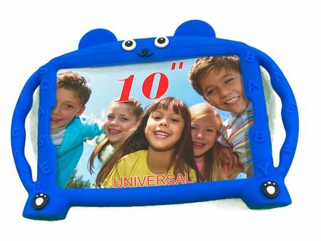 Imagem de Capa Infantil para Tablet 10 Polegadas Emborrachada Universal Fica em Pé com Alça Ursinho