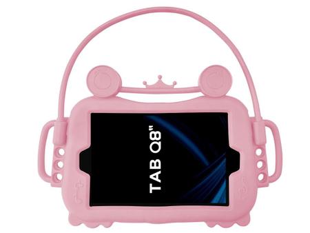 Imagem de Capa Infantil Para Tablet Positivo Tab Q8 T800 Suporte Veicular Anti Impacto Antiderrapante Macia