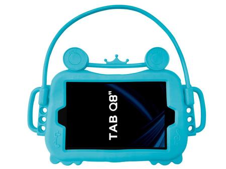 Imagem de Capa Infantil Para Tablet Positivo Tab Q8 T800 Suporte Veicular Anti Impacto Antiderrapante Macia