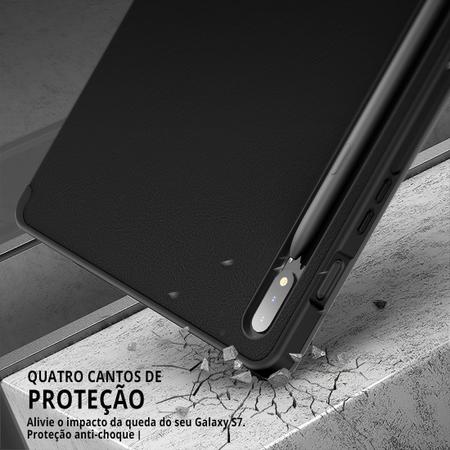 Imagem de Capa INFiLAND Anti Impacto Tab S8 11 pol 2022 SM-X706 c/ Função Wake Sleep e Suporte S pen