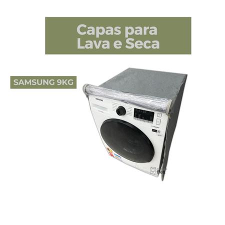 Imagem de Capa lava e seca samsung 9kg transparente flex