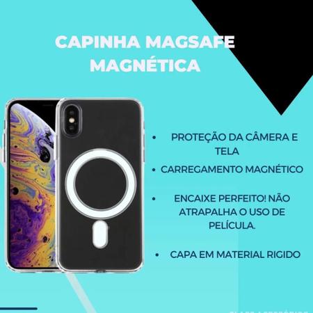 Imagem de Capa Magsafe + Carregador de Indução Compatível iPhone 12 Pro Max