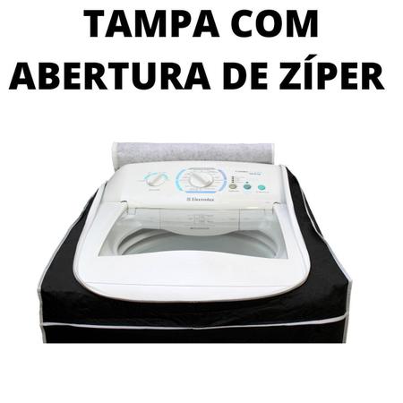 Imagem de Capa Máquina De Lavar 6 Á 17 Kg material sintético Flanelado Com Zipér