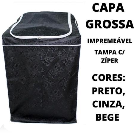 Imagem de Capa Máquina De Lavar 6 Á 17 Kg material sintético Flanelado Com Zipér