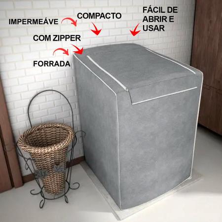 Imagem de Capa Máquina de Lavar Com Zíper Todos Tamanhos e Marcas Electrolux Brastemp Consul