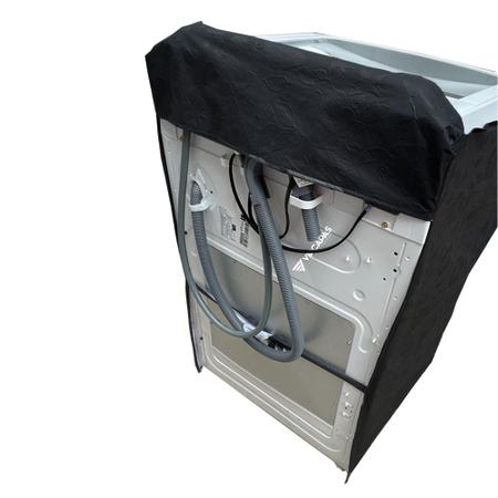 Imagem de Capa Maquina de Lavar Estampada Brastemp BWD 16kg Abertura Superior Em Ziper Preta