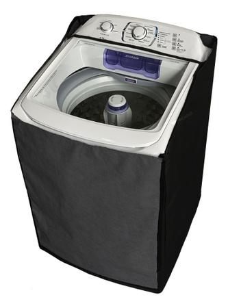 Imagem de Capa Maquina Lavar Electrolux 17kg Funcional com Zíper e Painel Transparente Preta