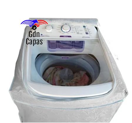 Imagem de Capa Maquina Lavar Roupas Flanelada G Electrolux 13kg 15kg cor branca