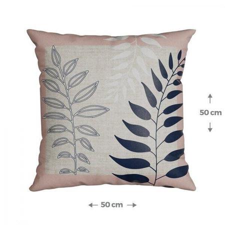 Capa para Almofada com Bordado 50x50cm Silk Home Belchior Imagem de Capa para Almofada com Bordado 50x50cm Silk Home Belchior