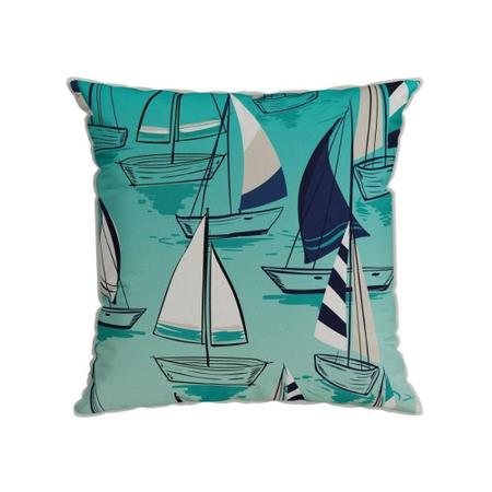 Capa para Almofada Hidrorepelente Nautica com Cordone 347102 43x43 Cm Belchior Imagem de Capa para Almofada Hidrorepelente Nautica com Cordone 347102 43x43 Cm Belchior