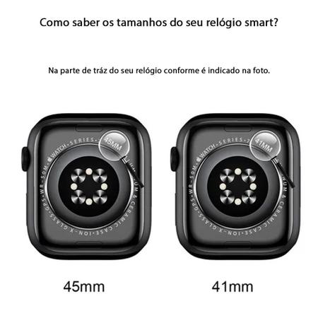 Capa Para Apple Watch Série 7 Rock De Vidro 45mm Azul - Turum, Sua Loja  Gamer