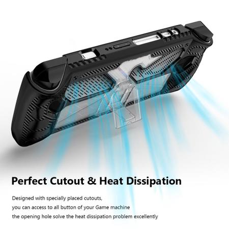 Capa De Silicone Premium Para Console Portátil Asus Rog Ally