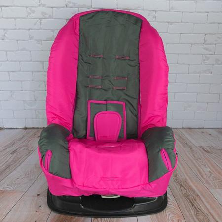Imagem de Capa para cadeira - cinza chumbo com pink