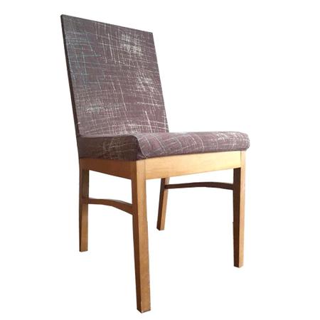 Imagem de Capa para Cadeira de Jantar Ajustável - Vinho Riscos Brancos