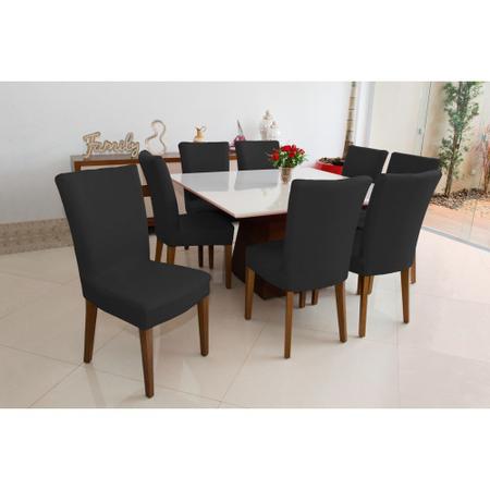 Capa Para Cadeira Jantar Elástica Linda Preta Premium luxo - Allstate Imagem de Capa Para Cadeira Jantar Elástica Linda Preta Premium luxo