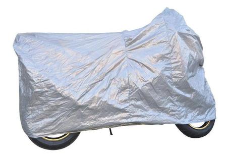 Imagem de Capa Para Cobrir Moto Impermeável Térmica Luxcar Prata M