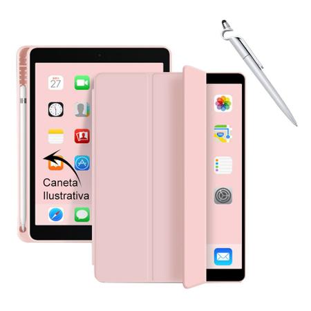 A-BEAUTY Capa infantil para iPad 10ª geração 10,9 polegadas 2022 (Modelo:  A2696/A2757/A2777), EVA leve, com [protetor de tela] [suporte de caneta]  [alça] capa de suporte, Rosa