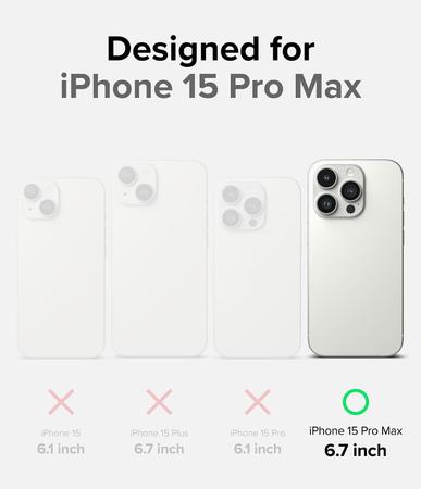 Imagem de Capa Para iPhone 15 Pro Max  Ringke Fusion-X - Camuflado