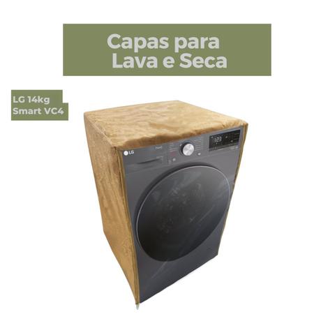 Imagem de Capa para lava e seca lg 14kg vc2 vc4 transparente flex