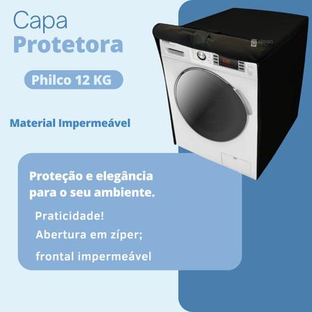 Imagem de Capa para lava e seca philco 12kg pls12ab impermeável