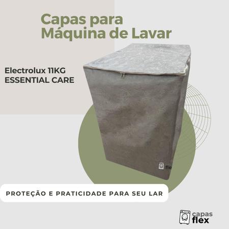 Imagem de Capa para lavadora electrolux 11kg essential care impermeável flex