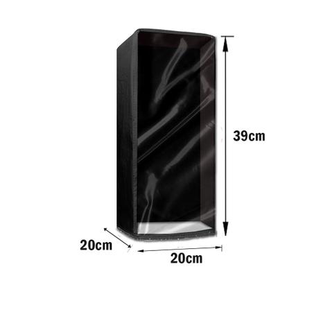 Capa para Liquidificador Oster Preto Com Frente transparente - FullCapas Imagem de Capa para Liquidificador Oster Preto Com Frente transparente