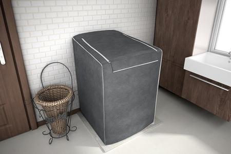 Imagem de Capa Para Maquina De Lavar Com Zíper Eletrolux 10kg,11kg,12kg Chumbo Adomes